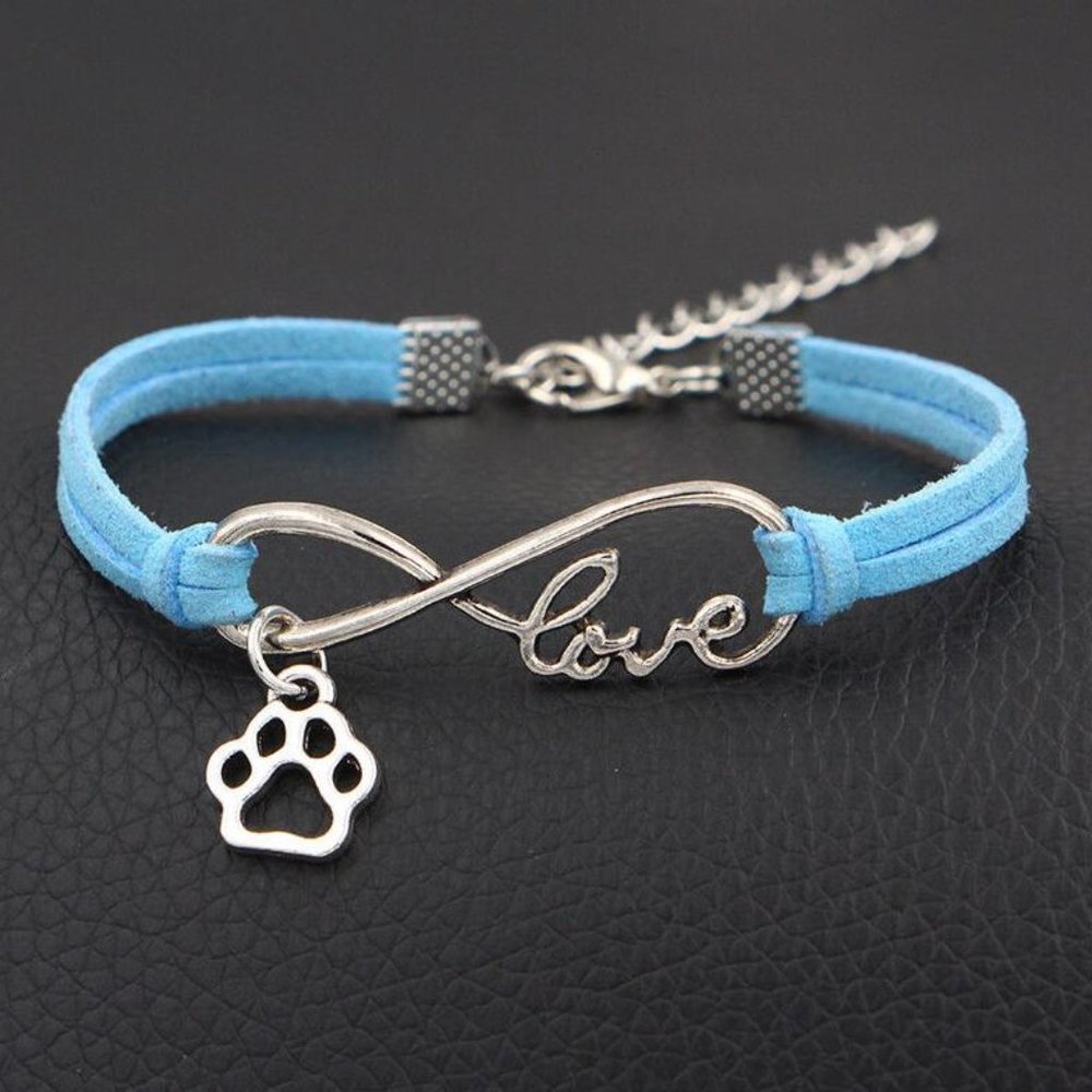 Love Paw Bracelet, Turquoise band